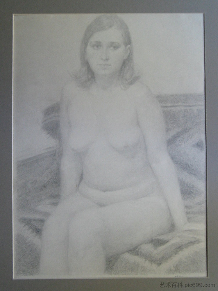 裸体坐着 Sitting Nude (1972)，赫里霍里·哈夫里连科