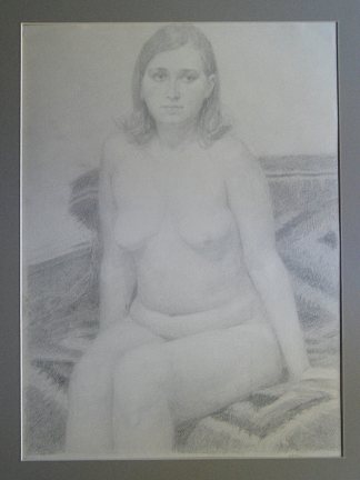 裸体坐着 Sitting Nude (1972)，赫里霍里·哈夫里连科