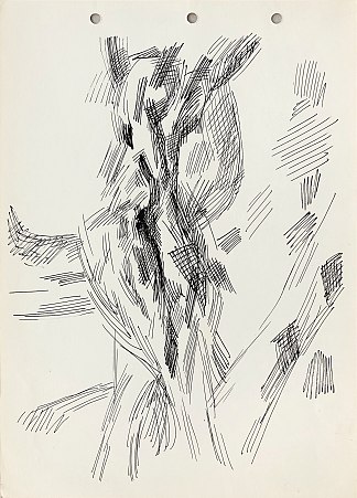 抽象构图（“尼卡”草图） Abstract composition (Sketch for “Nika”) (c.1963)，赫里霍里·哈夫里连科