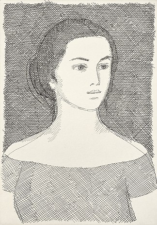 女性（普希金）形象 Female (Pushkin) image (c.1965 – c.1975)，赫里霍里·哈夫里连科