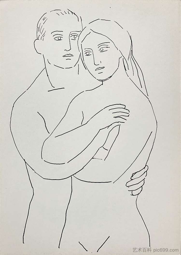 夫妇 Couple (c.1965 - c.1975)，赫里霍里·哈夫里连科