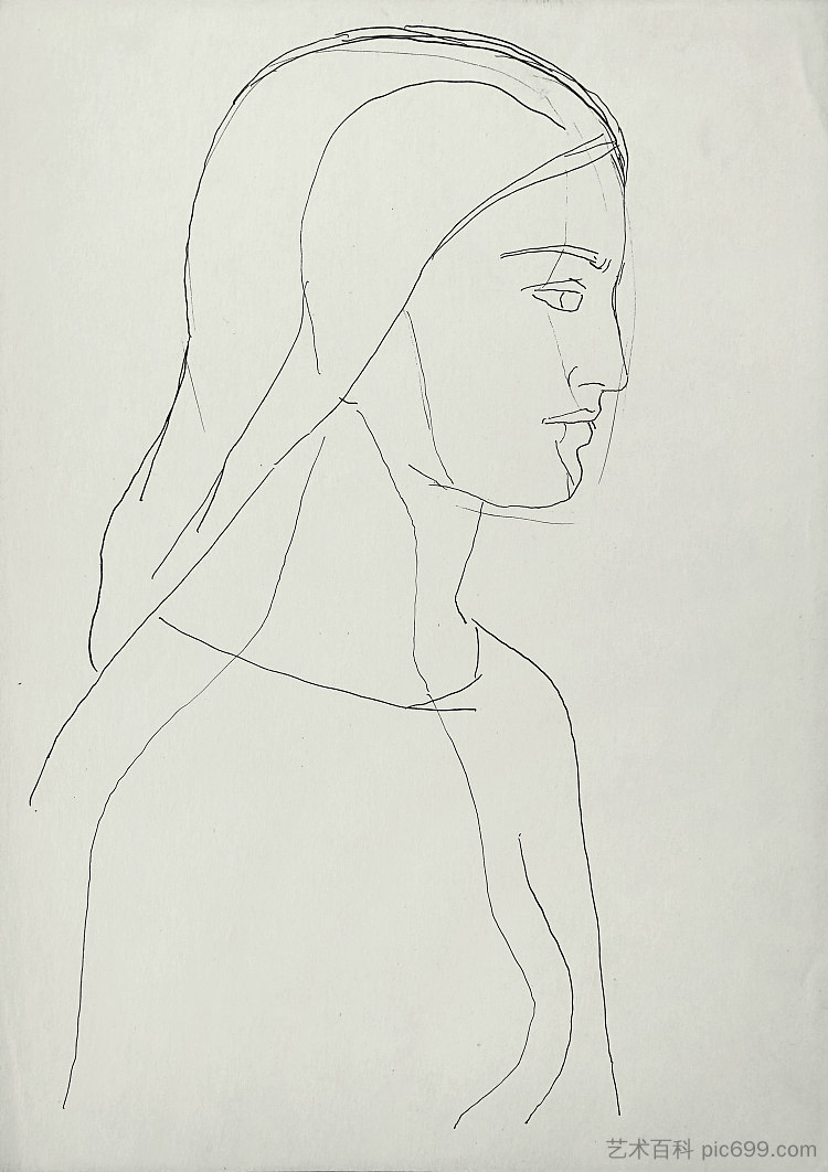 女性形象 Female image (c.1965 - c.1975)，赫里霍里·哈夫里连科