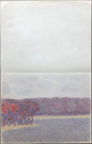 秋天的风景 Autumn landscape (c.1975)，赫里霍里·哈夫里连科