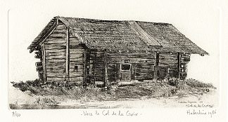 沃州克鲁瓦山口上的棚子 Shed on the Col de la Croix in canton Vaud (1986; Switzerland                     )，胡伯廷海耶曼