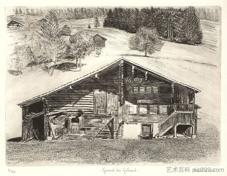 格施塔德附近的格伦德 - 巴巴雷拉木屋 Grund bei Gstaad - chalet Barbarella (1986; Feutersoey,Switzerland ),胡伯廷海耶曼