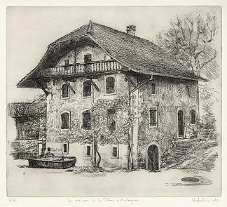沃州安塔涅斯的古一角钱之家 House of the ancient Dime at Antagnes in canton Vaud (c.1980; Switzerland                     )，胡伯廷海耶曼
