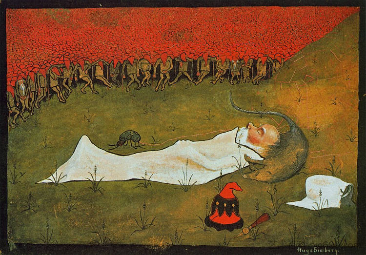 霍布妖精王沉睡 King Hobgoblin Sleeping (1896),胡戈·辛贝里