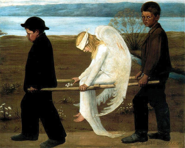 受伤的天使 The Wounded Angel (1903)，胡戈·辛贝里