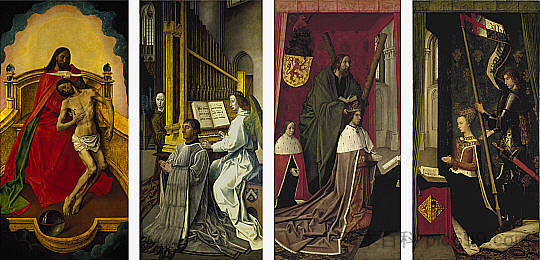 三位一体祭坛面板 The Trinity Altar Panels (1478),胡果·凡·德·格斯