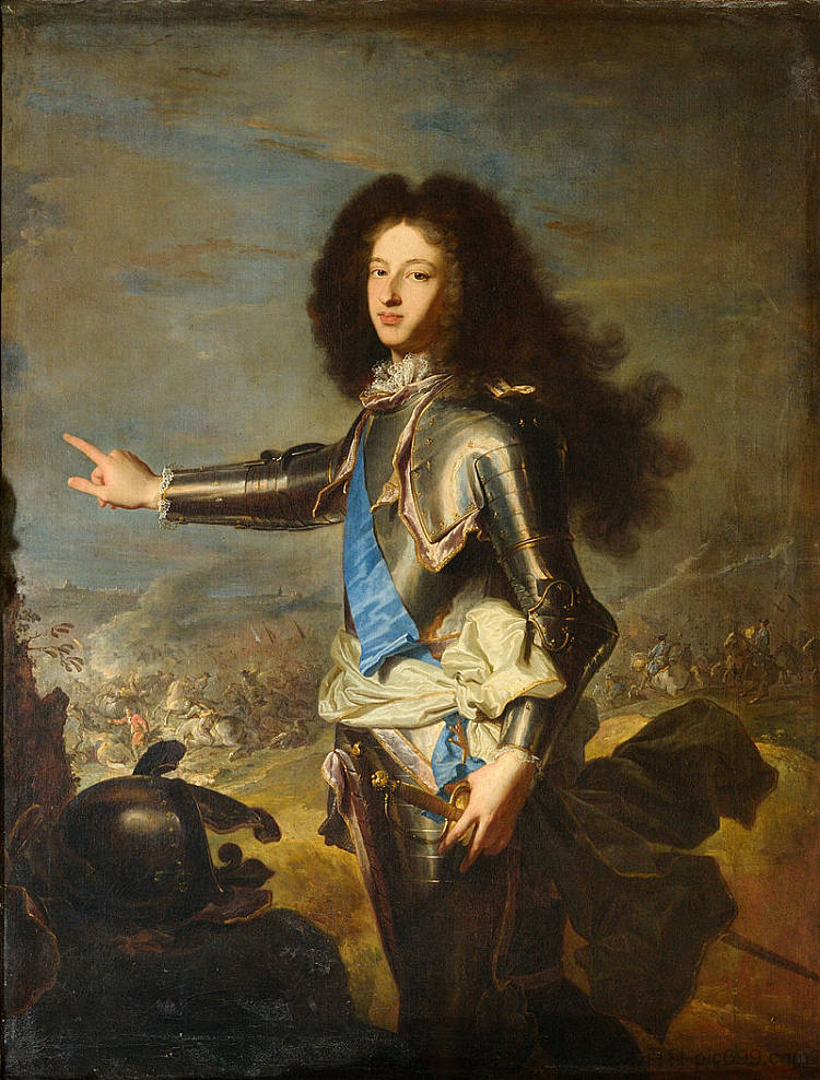 法兰西路易，勃艮第公爵 Louis De France, Duc De Bourgogne (c.1704)，亚森特·里戈