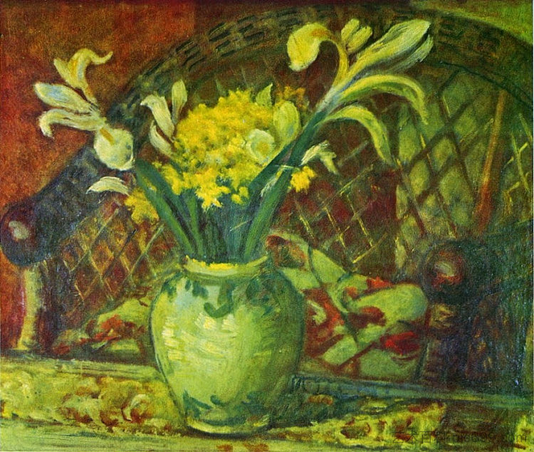 花瓶里的花 Flowers in Vase，易卜拉欣卡利