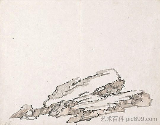 无题（岩石） Untitled (Rocks)，池大雅