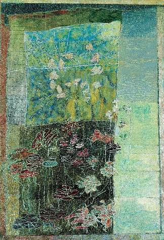 绿色背景的玫瑰园 Rose Garden with a Green Background (1981)，伊尔卡盖多