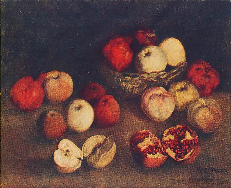 苹果和石榴 Apples and pomegranates (1939)，伊利亚·马什科娃