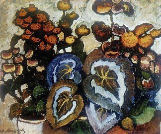 秋海棠 Begonias (1909)，伊利亚·马什科娃