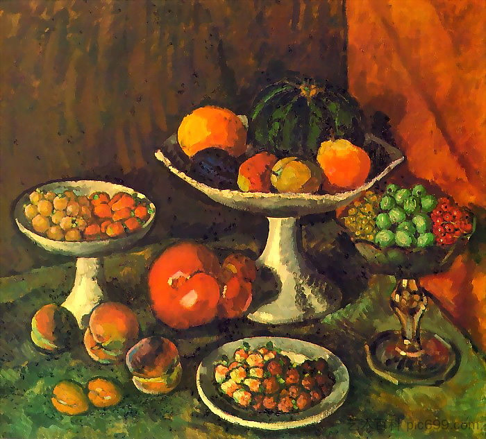 水果和浆果 Fruits and Berries (1916)，伊利亚·马什科娃