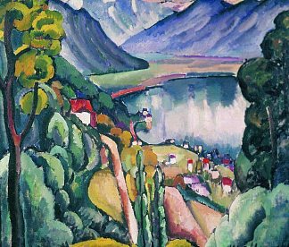 日内瓦湖城 Lake Geneva (1914)，伊利亚·马什科娃
