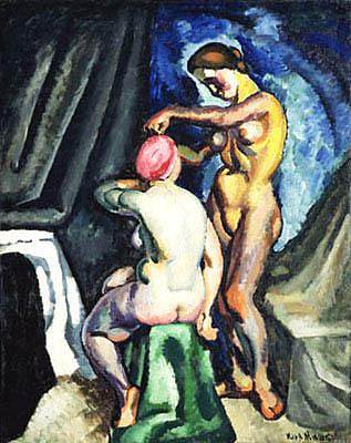 两个裸体 Two nudes (1918)，伊利亚·马什科娃