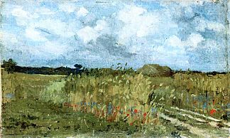 开花田 Flowering field (1879)，恩·安德烈斯丘