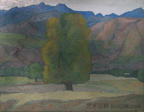 景观 Landscape (1912)，特奥多雷斯库锡安