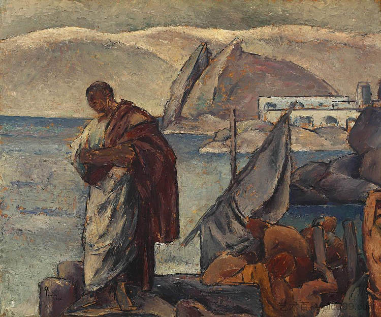 流亡中的奥维德 Ovid in Exile (1915)，特奥多雷斯库锡安