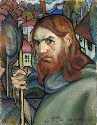 自画像 Self-Portrait (1925)，特奥多雷斯库锡安