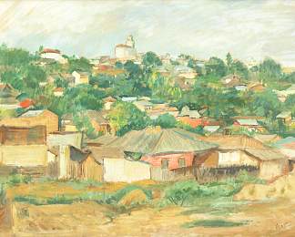 布加勒斯特郊区的房屋 Houses on the Outskirts of Bucharest (1930)，伊西夫伊塞