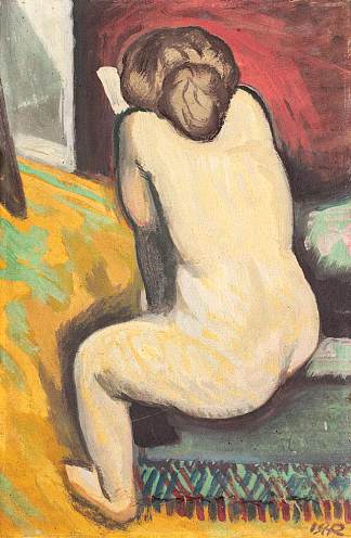 裸体与书 Nude with Book (1909)，伊西夫伊塞