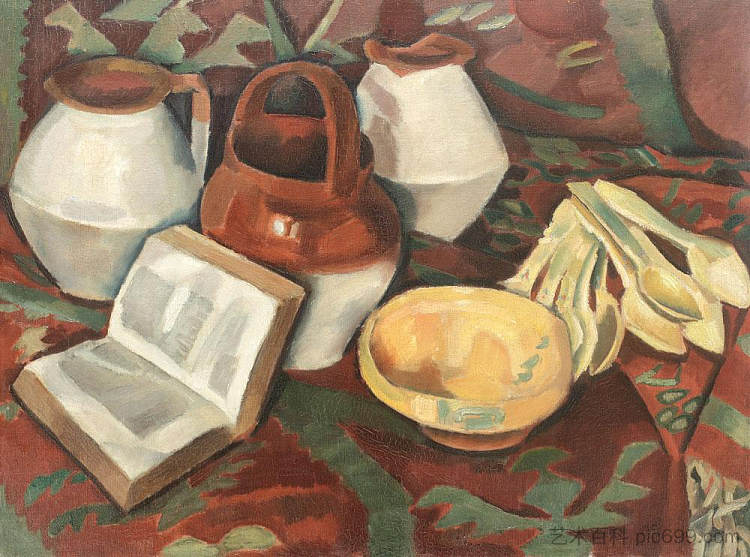 传统主义静物 Traditionalist Still Life (1916)，伊西夫伊塞