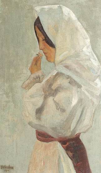 农妇 Peasant Woman (1909)，波利特·斯特兰布