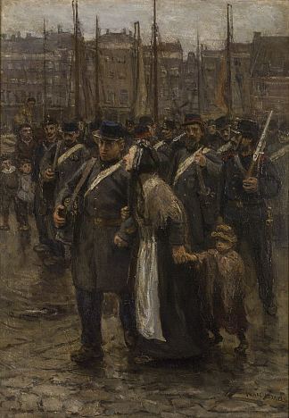 从鹿特丹运输殖民地 The transport of the colonials from Rotterdam (1884)，以撒·以色列