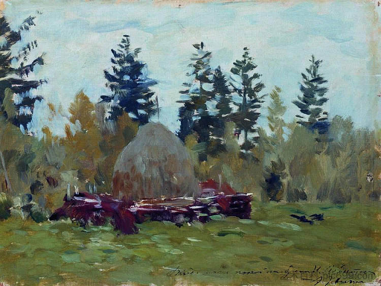 大海捞针 A haystack (1894; Russian Federation ),列维坦