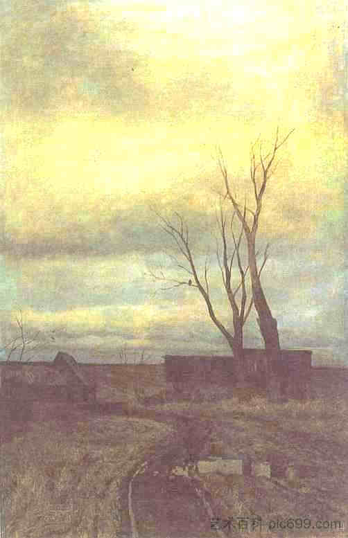 秋天 Autumn (1877; Russian Federation  )，列维坦