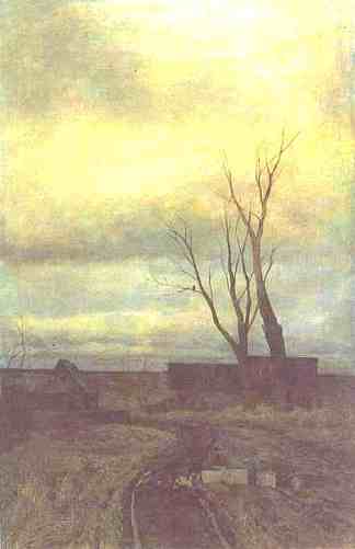 秋天 Autumn (1877; Russian Federation                     )，列维坦