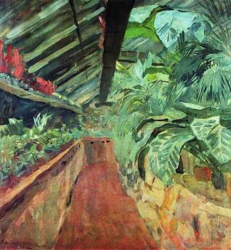 温室 Conservatory，列维坦