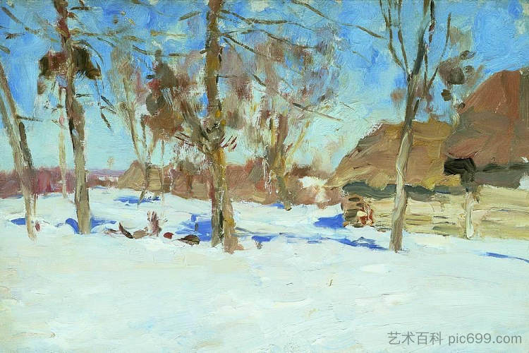 三月初 Early march (1900; Russian Federation  )，列维坦