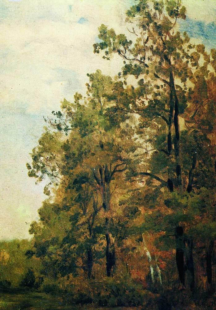 森林边缘 Edge of forest (c.1882; Russian Federation  )，列维坦