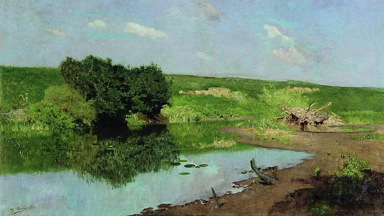 景观 Landscape (1883; Russian Federation  )，列维坦