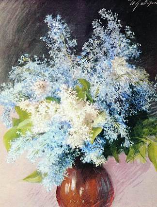 紫丁香 Lilacs (1893; Russian Federation                     )，列维坦