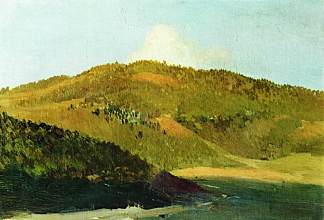 在亚拉的山峰上 On peaks of Yaila (1886; Feodosiya,Crimea,Ukraine                     )，列维坦