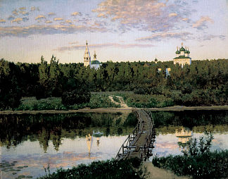安静的回廊 Quiet cloister (1890; Russian Federation                     )，列维坦