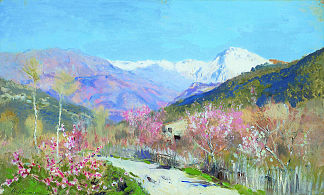 意大利的春天 Spring in Italy (1890; Italy                     )，列维坦