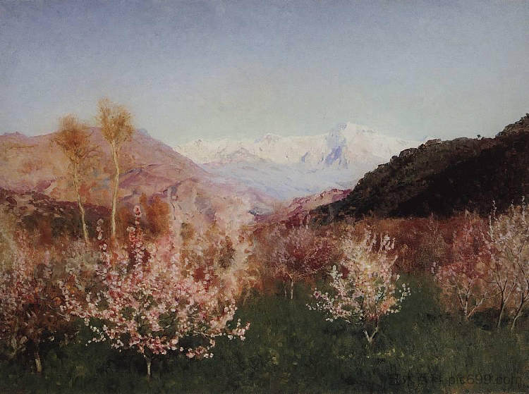 意大利的春天 Springtime in Italy (1890; Italy  )，列维坦