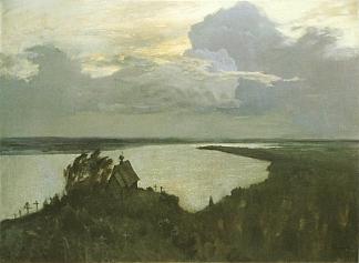 学习“超越永恒的宁静” Study to “Above the eternal tranquility” (1892; Russian Federation                     )，列维坦