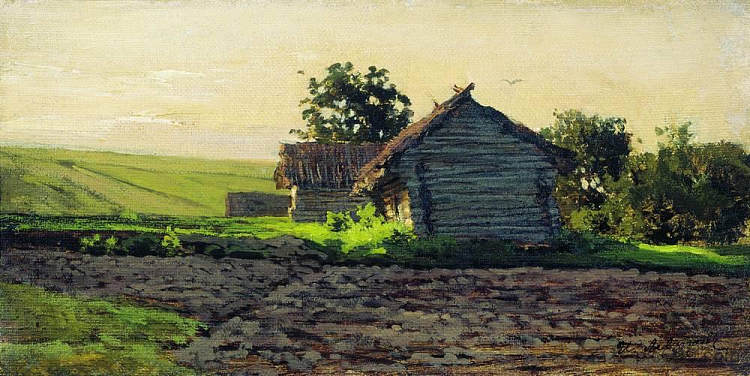 兹韦尼哥罗德附近的萨夫文斯卡亚村 Village Savvinskaya near Zvenigorod (1884; Russian Federation  )，列维坦