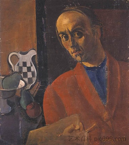 自画像 Self-portrait (1932)，伊斯万·伊洛斯瓦瓦尔加