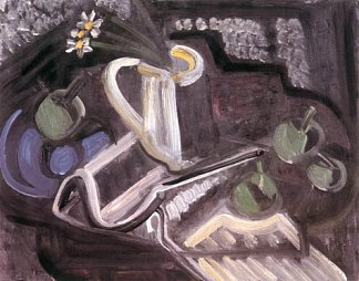 静物构图 Still-life Composition (1948)，伊斯万·伊洛斯瓦瓦尔加