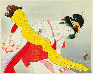 镜地歌舞伎舞 Kagamijishi Kabuki Dance，伊藤新穗