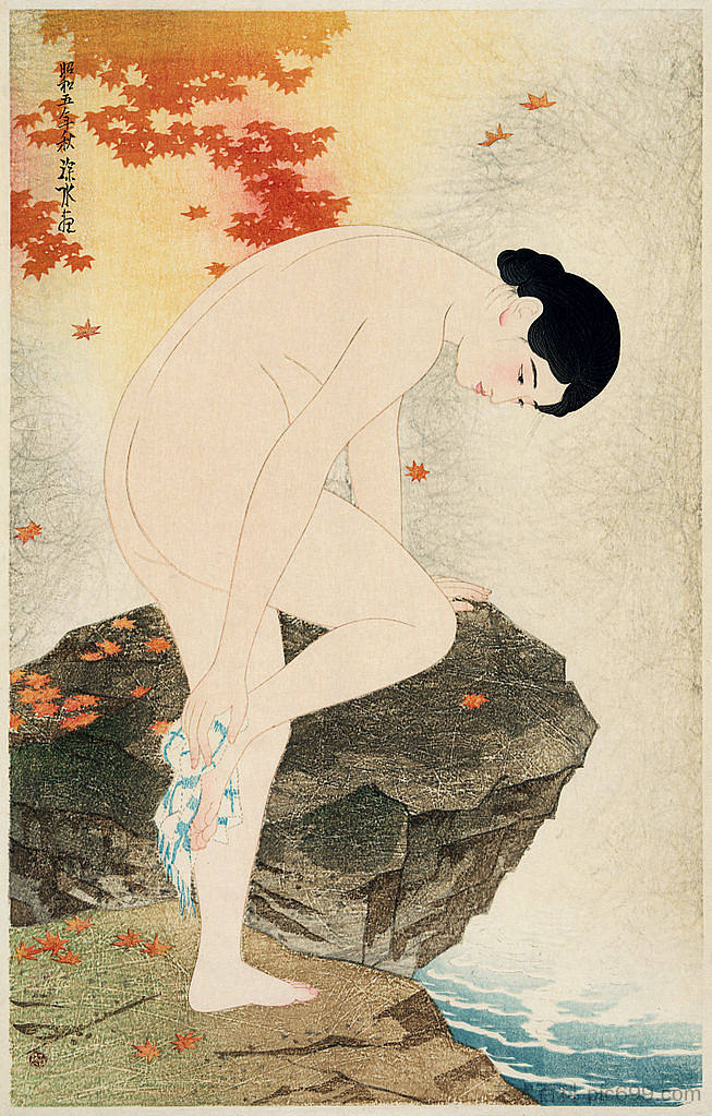 沐浴的香味 The Fragrance of a Bath (1930)，伊藤新穗