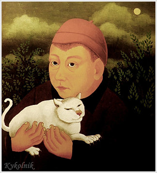 男孩与猫 Boy with cat (1959)，伊万·盖奈拉尔利克